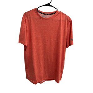 Russell Mens Wild Paprika Heather Training Fit Shirt M Freshforce Dri-Power 360